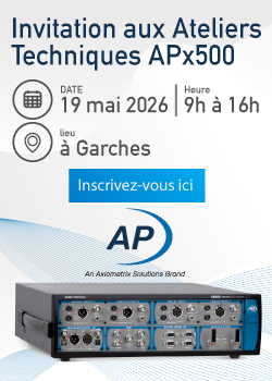 Ateliers techniques Audio Precision